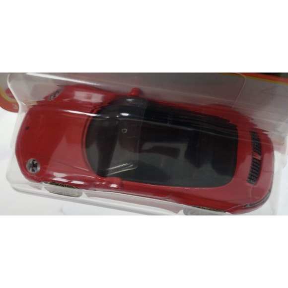 Matchbox Porsche 911 Carrera Cabriolet Red W/ Bronze 10 Spoke Wheels SHORT CARD - Picture 6 of 8